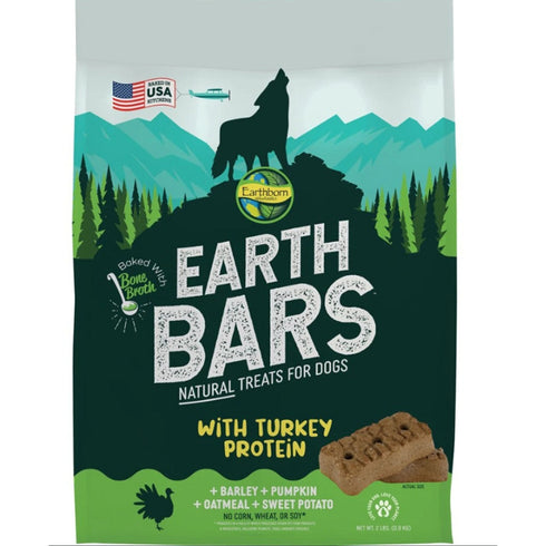 Earthborn Holistic Earth Bars Turkey Dog Treats 2lb - Poudre Pet and Feed Supply